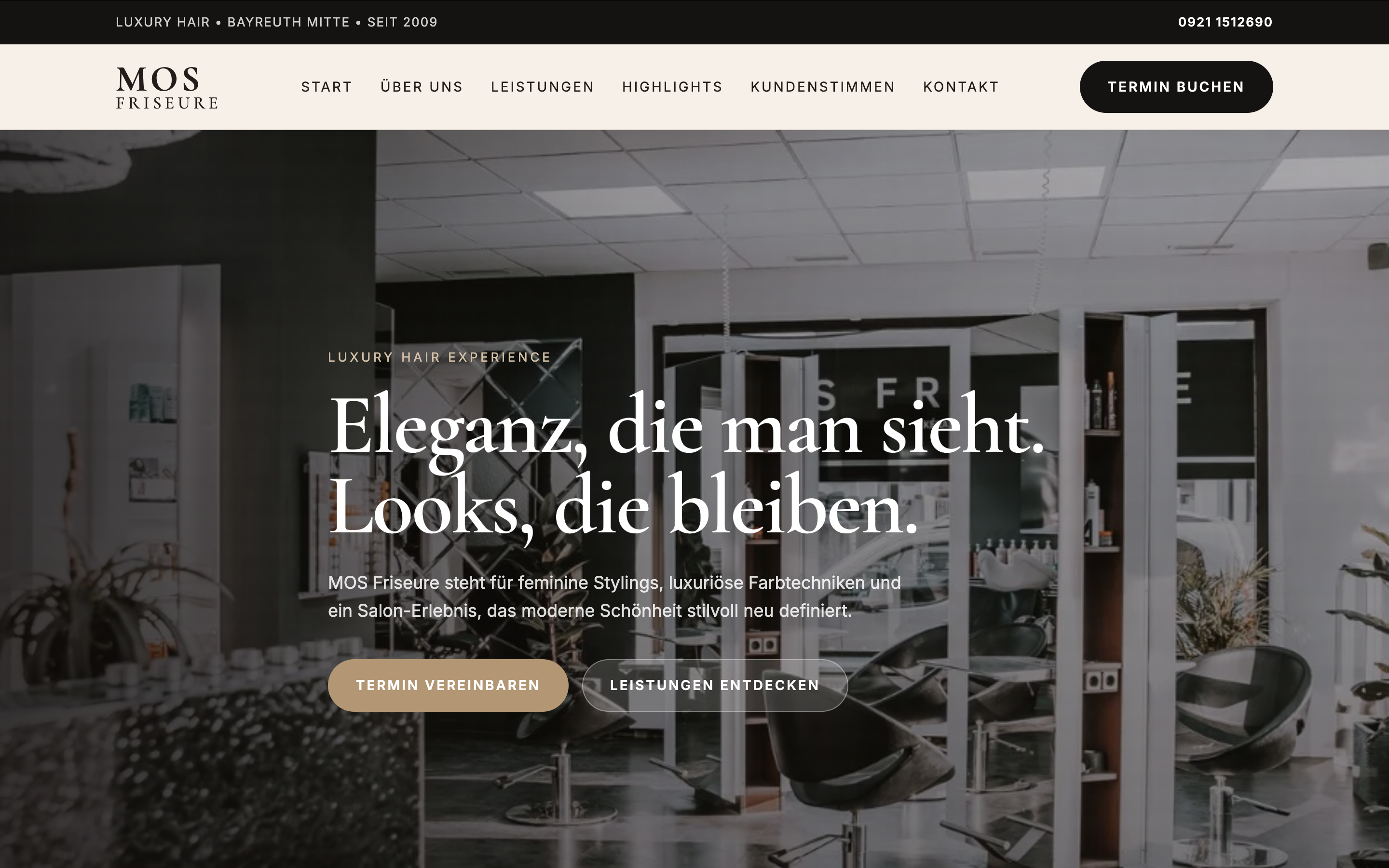 Vorher Website